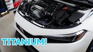 FL5 Type R Gets PRL Titanium Inlet Pipe!