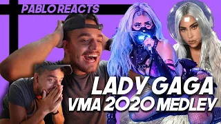 LADY GAGA VMA 2020 LITTLE MONSTER REACTION - CHROMATICA MEDLEY (911, Rain on me, Stupid love)