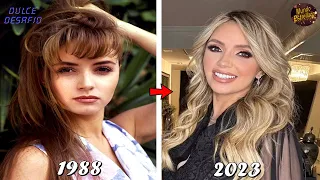 Así lucen los Actores de la Telenovela Juvenil "Dulce Desafío(1988)" en 2023 - Antes y despues