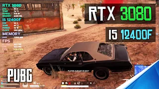 PUBG | RTX 3080 | Very Low to Max Settings! + i5 12400F