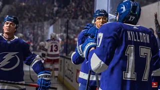 New York Rangers vs Tampa Bay Lightning Game 4 Eastern Conference Finals! Playoffs Highlights NHL 22