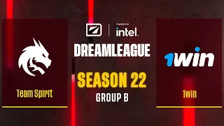 Dota2 - Team Spirit vs 1win - Game 2 - DreamLeague Season 22 - Group B