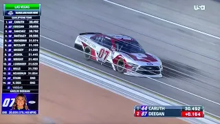 Hailie Deegan qualifying lap in the 2022 Nascar Xfinity Series Las Vegas qualifying