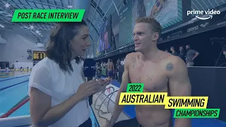 Matthew Temple Cody Simpson Kyle Chalmers Post Race Interview | 2022 Aus Swimming Championships