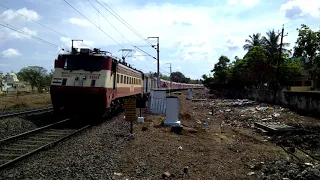 AC SuperFast Express | Tenali Curve | Chennai to Santragachi | Arakkonam WAP-1 | I R