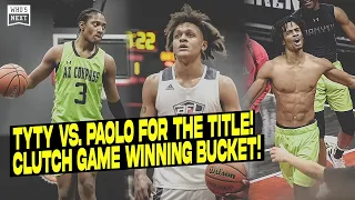 INSANE game winning shot! Paolo Banchero and BFL vs. TyTy Washington and AZ Compass for the title!