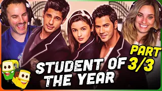 STUDENT OF THE YEAR Movie Reaction Part (3/3)! | Varun Dhawan | Alia Bhatt | Sidharth Malhotra