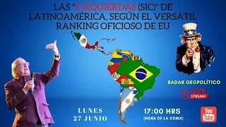 Las "3 izquierdas (sic)" de Latinoamérica, según el versátil ranking de EU | Radar Geopolítico