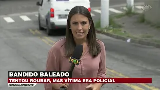 Ladrões tentam roubar motorista, mas vítima era um policial militar