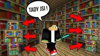 KNIHOVNA TROLL !!! - TROJITÁ SCHOVKA V MINECRAFTU  w/ Vendali & Vitaa