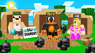 BOBO, ABRA i JULI zostali BEZDOMNI ⚠️ i STAŁO SIĘ TO… w Minecraft! 😱