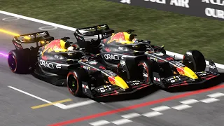 Max Verstappen vs Sergio Perez - F1 2023 Bahrain GP Qualifying Comparison