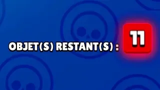 UN NOUVEAU RECORD DU MONDE ? 11 Objets Restants dans cette BOITE PACK OPENING Brawl Stars !