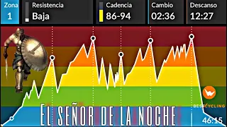 OSCAR HARESH 36 ciclo indoor Spinning EL SEÑOR DE LA NOCHE (5 RETOS)