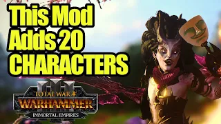 This AWESOME Mod Adds 20 NEW PLAYABLE Characters - Immortal Empires - Total War Warhammer 3 - Review