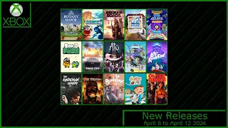 New Xbox Games for April 8th to 12th 2024