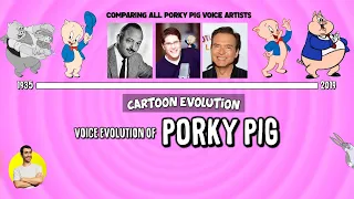 Voice Evolution of PORKY PIG - 84 Years Compared & Explained | CARTOON EVOLUTION