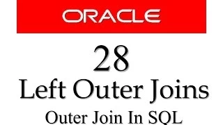 SQL tutorial 28: Left Outer Join By Manish Sharma / RebellionRider