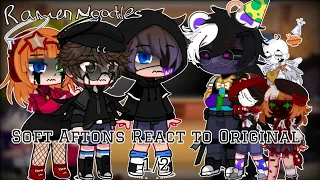 Soft Aftons React to the Original Au//Fnaf × Gacha// 1/2 #fnaf #skit #gachaviral #gacha #subscribe