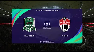 Краснодар-Химки РПЛ 8-й тур 18.09.20