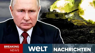 PUTINS KRIEG: Heftige Kämpfe! Wagner-Söldner gnadenlos im Osten - Ukraine wehrt ab | WELT Stream