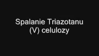 Spalanie Triazotanu (V) celulozy (nitrocelulozy)