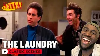 BRIT REACTS to Seinfeld | Jerry & Kramer Mix Their Laundry