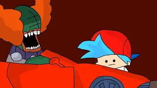 TRICKY GOES VROOOM - Friday Night Funkin animation