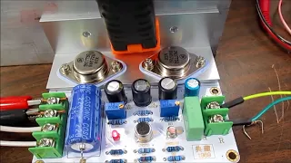 Class A amplifier kit - fixing the distortion problem