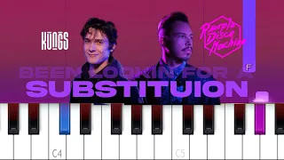 Purple Disco Machine, Kungs - Substitution (Piano Tutorial)
