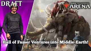 Hall of Famer Ventures into Middle-Earth! | Lord of the Rings Draft | MTG Arena