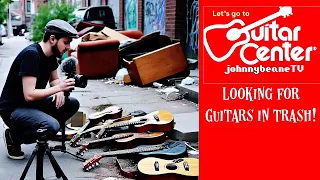 Let's look at my Guitar Center Haul then look for Guitars in the trash! LIVE! #trashday 5/20/24