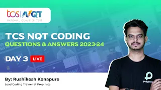 TCS NQT Coding Questions and Answers | 2023-2024