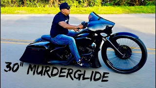 2015 Murdered Out Harley 30” Street Glide Custom Bagger