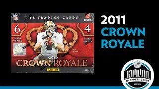 2011 Panini Crown Royale Football Hobby Box Break