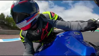 Estoril Trackday Lap - Yamaha R1 - 360º GoPro Fusion TEST - 2160s 4K Quality