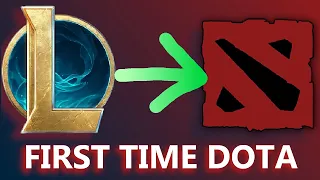 League of Legends Player Tries DOTA For The First Time!!