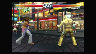 Tekken 4 Christie(barefoot) Vs Bryan(Lose)