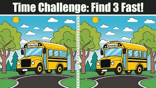 Spot The Difference : Time Challenge - Find 3 Fast! | Find The Difference #217