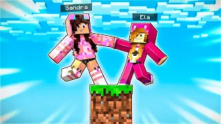 CASI NADIE SOBREVIVE EN ESTE BLOQUE 😱 RETO 1 SOLO BLOQUE MINECRAFT 🔥 Sandra Cires Play ft LovelyEla