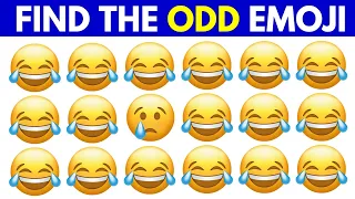 Find The Odd Emoji | Find The Odd One Out | Emoji Quiz😇😊 | Easy, Medium, Hard & Impossible #21