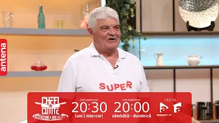 Legenda fotbalului Ioan Andone, preparat surpriză pentru chefi: Gătitul chiar este o pasiune pentru