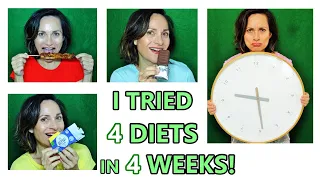 I Tried 4 DIETS in 4 WEEKS To Find Out What REALLY WORKS!