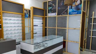 Small Optical Shop Interior | Interior Design Furnace Dehradun