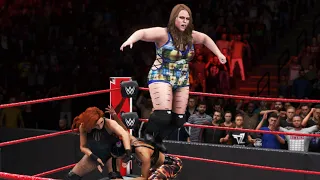 WWE 2K20 - LIV MORGAN & BIANCA BELAIR VS DOUDROP & BECKY LYNCH | RAW