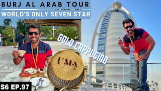 $25000 Royal Suite Tour of BURJ AL ARAB and the GOLD CAPPUCINO S06 EP.97 | MIDDLE EAST MOTORCYCLE