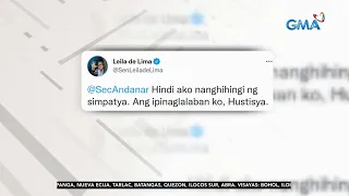 De Lima, balik camp crame na matapos ang magpa-checkup sa Manila Doctors Hospital | 24 Oras