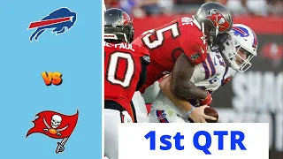 Buffalo Bills vs. Tampa Bay Buccaneers Full Highlights 1st QTR | NFL Week 8, 2023