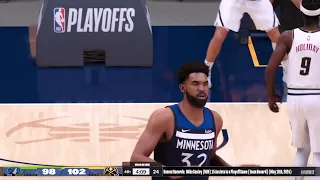 NBA 2K24 Playoffs Mode | NUGGETS vs TIMBERWOLVES FULL GAME 7 HIGHLIGHTS | Ultra PS5 Gameplay