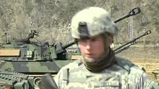 M109 155mm Howitzer in Korea with Utah National Guard soldiers